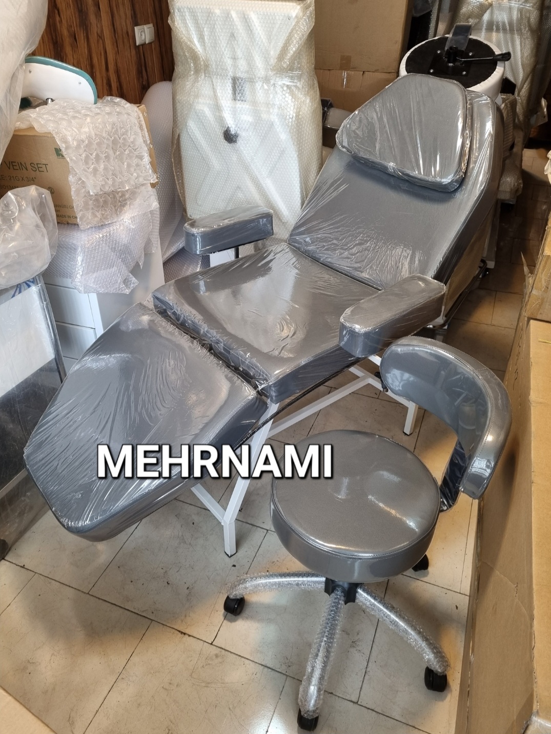تخت پوست و زیبایی برقی و مکانیکی سه تکه